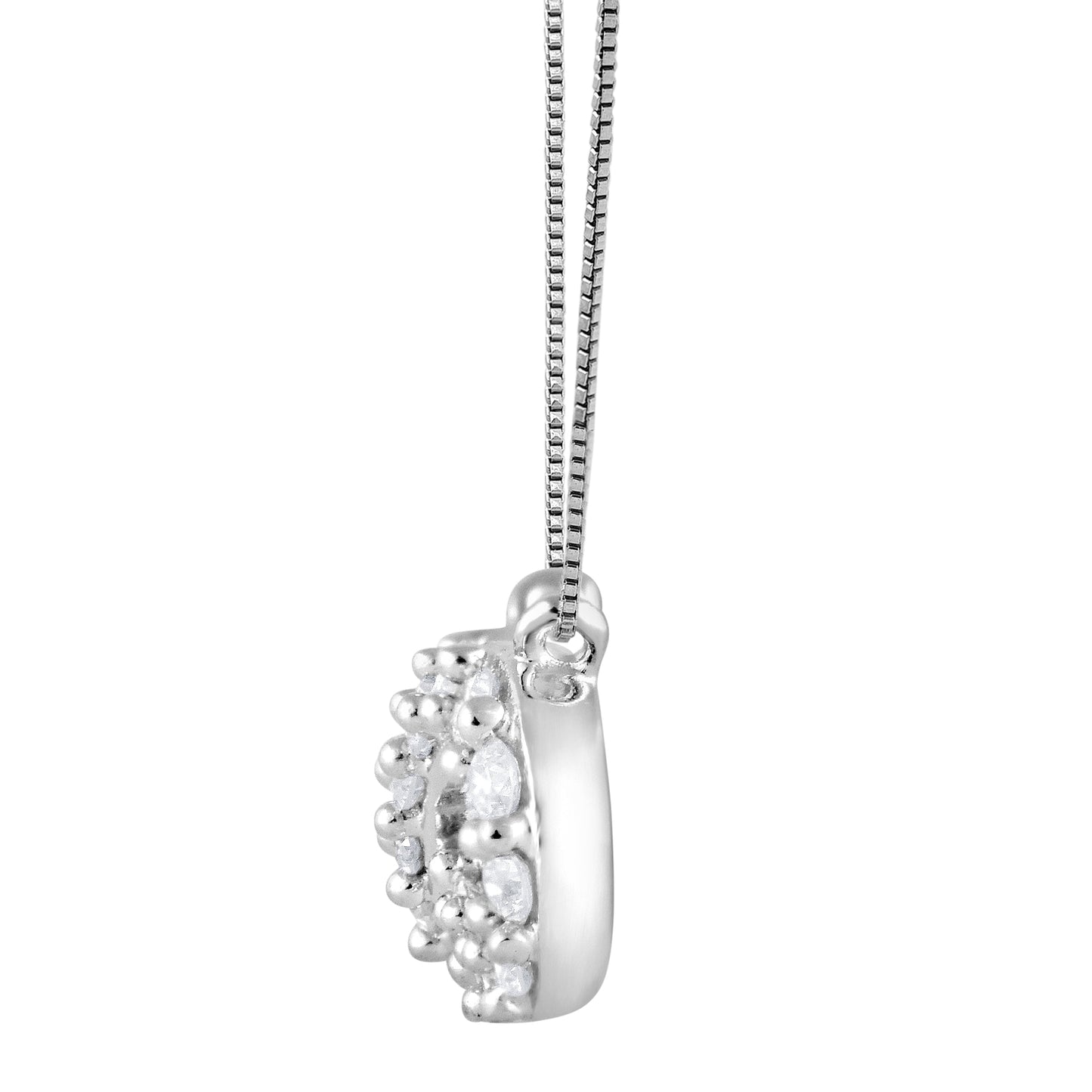 Ashley Stewart 0.20 Carat Lab Grown Diamond Infinity Pendant Necklace