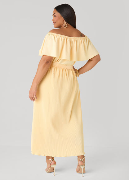 Ashley Stewart Off The Shoulder Satin Maxi Dress Amazon