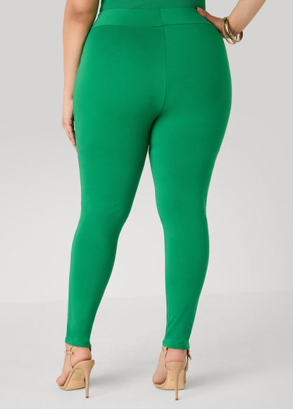 Ashley Stewart Ponte High Waist Seamed Leggings Amazon