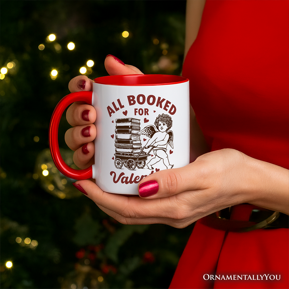 Ashley Stewart All Booked For Valentines Mug White