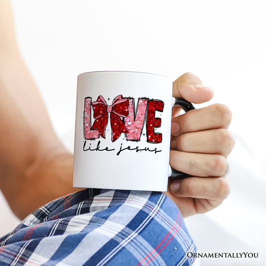 Ashley Stewart Love Like Jesus Ceramic Mug White