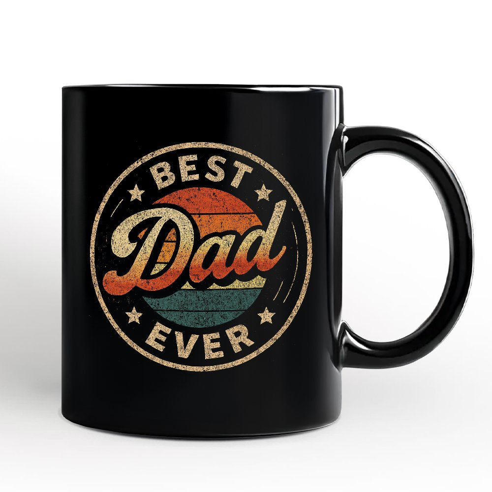 Ashley Stewart Best Dad Ever Ceramic Mug Black