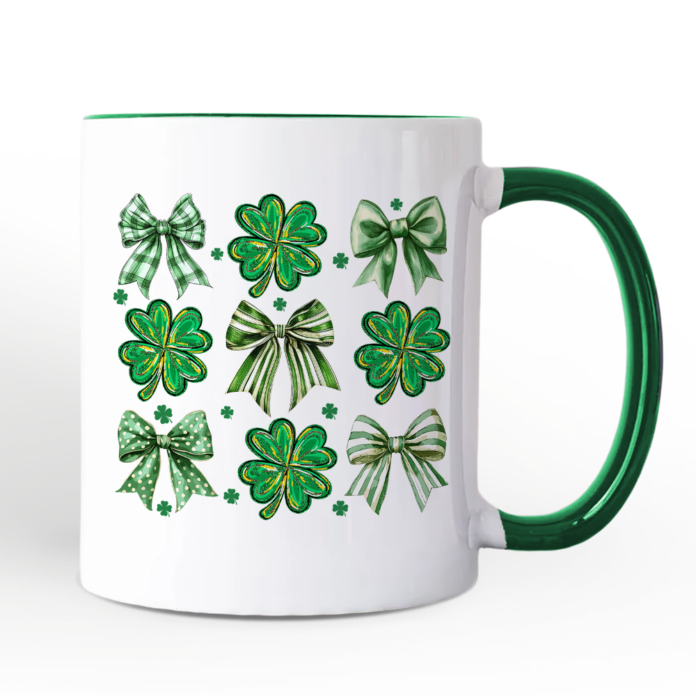 Ashley Stewart St Patricks Day Ceramic Mug White - Green