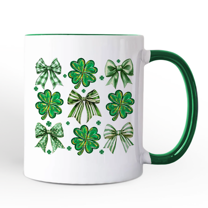 Ashley Stewart St Patricks Day Ceramic Mug White - Green