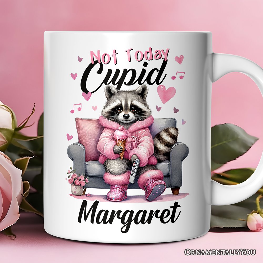 Ashley Stewart Not Today Cupid Ceramic Mug