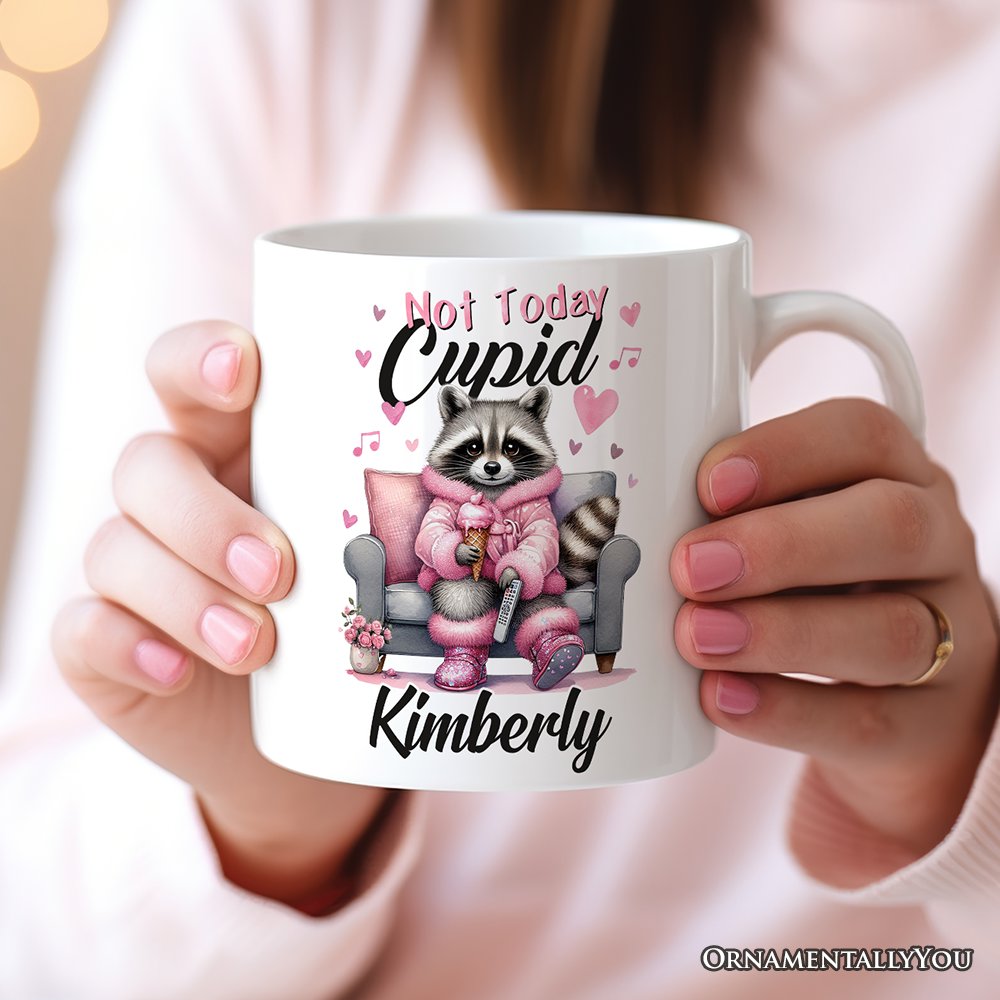 Ashley Stewart Not Today Cupid Ceramic Mug
