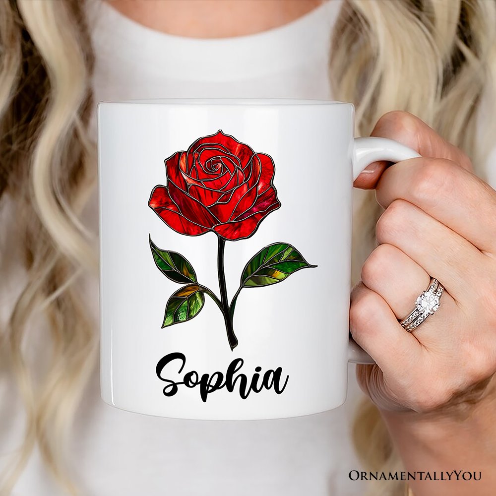 Ashley Stewart Rose Ceramic Mug