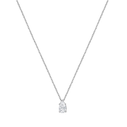 Ashley Stewart 1 Carat Lab Grown Pear Solitaire Diamond Pendant Necklace