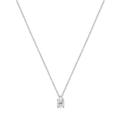 Ashley Stewart 1 Carat Lab Grown Pear Solitaire Diamond Pendant Necklace