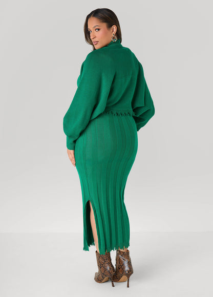 Ashley Stewart Frayed Knitted Bolero Koi
