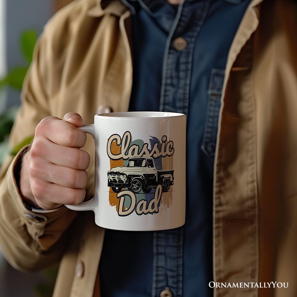 Ashley Stewart Classic Dad Ceramic Mug White