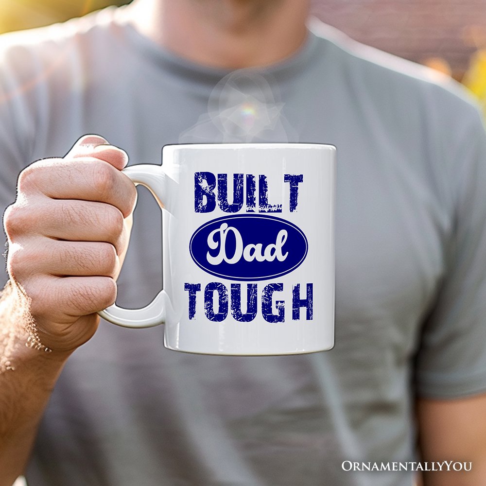 Ashley Stewart Built Dad Tough Mug White