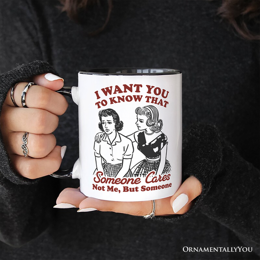 Ashley Stewart Someone Cares Ceramic Mug White