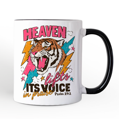 Ashley Stewart Heaven Lifts Its Voice in Praise Mug White