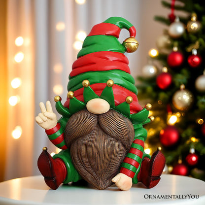 Ashley Stewart Cheerful Elf Gnome Figurine Multi