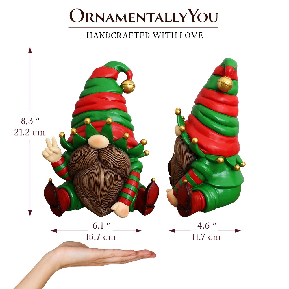 Ashley Stewart Cheerful Elf Gnome Figurine Multi