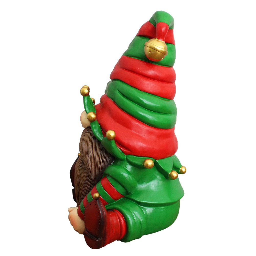 Ashley Stewart Cheerful Elf Gnome Figurine Multi