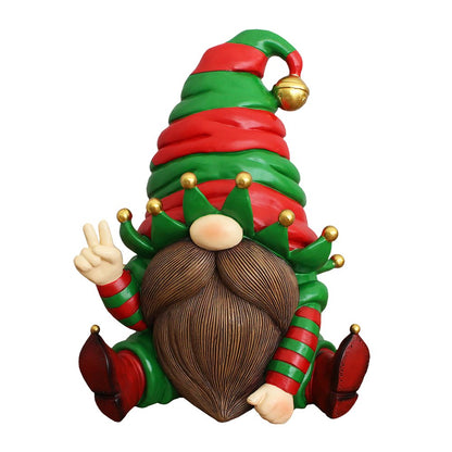 Ashley Stewart Cheerful Elf Gnome Figurine Multi