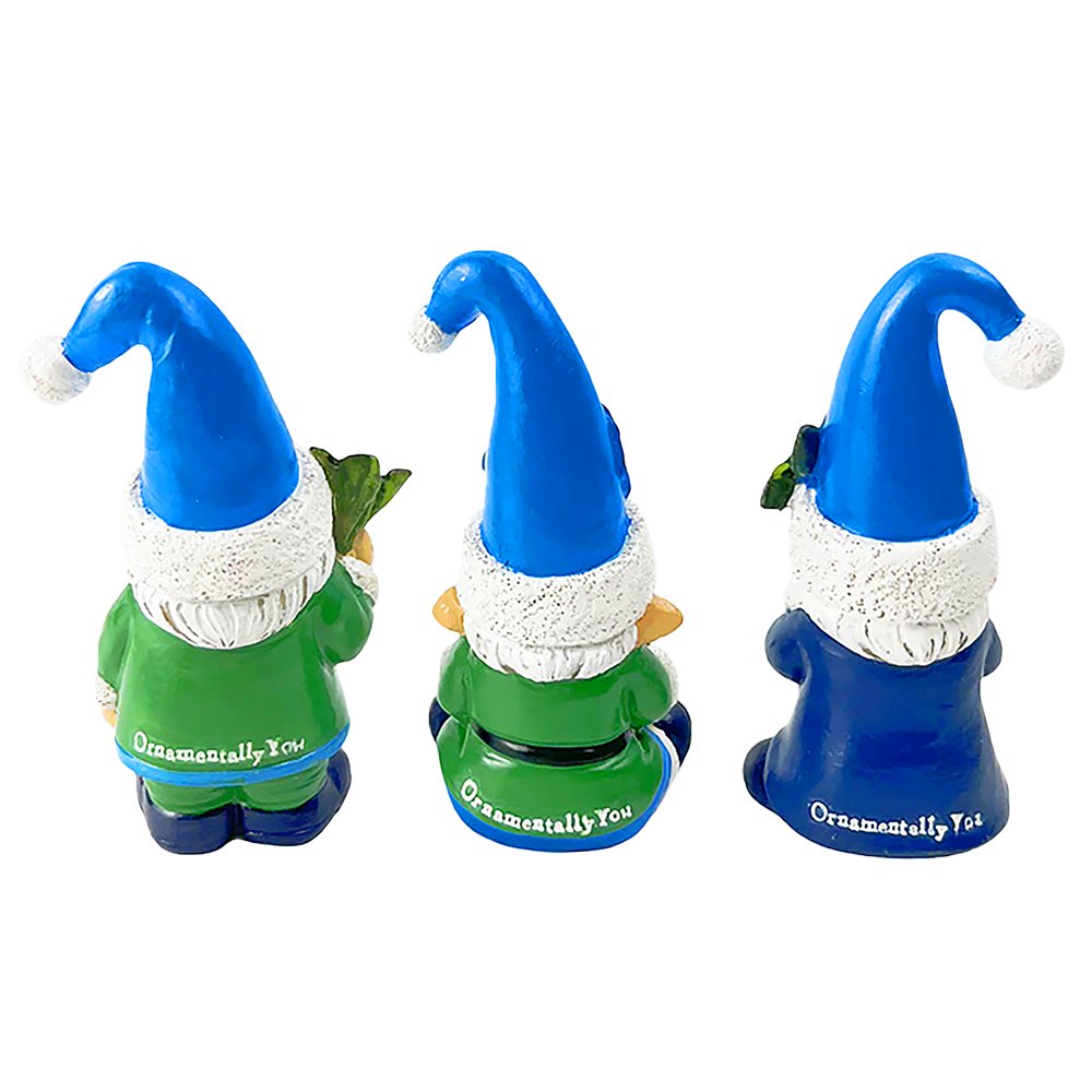Ashley Stewart Set of Three Christmas Gnome Figurines Multi